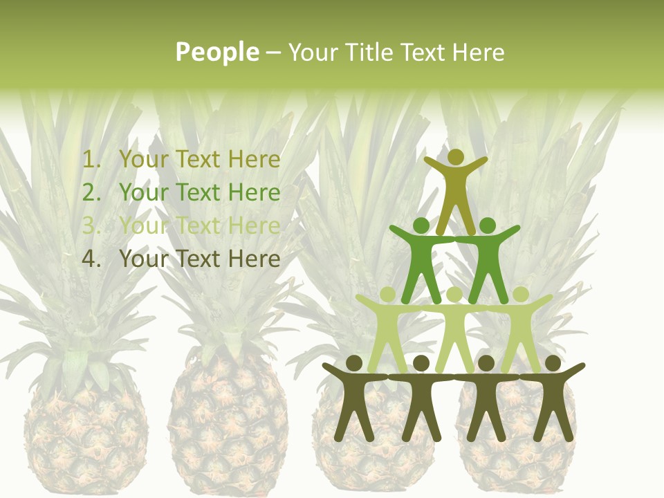 Green Wide Result PowerPoint Template