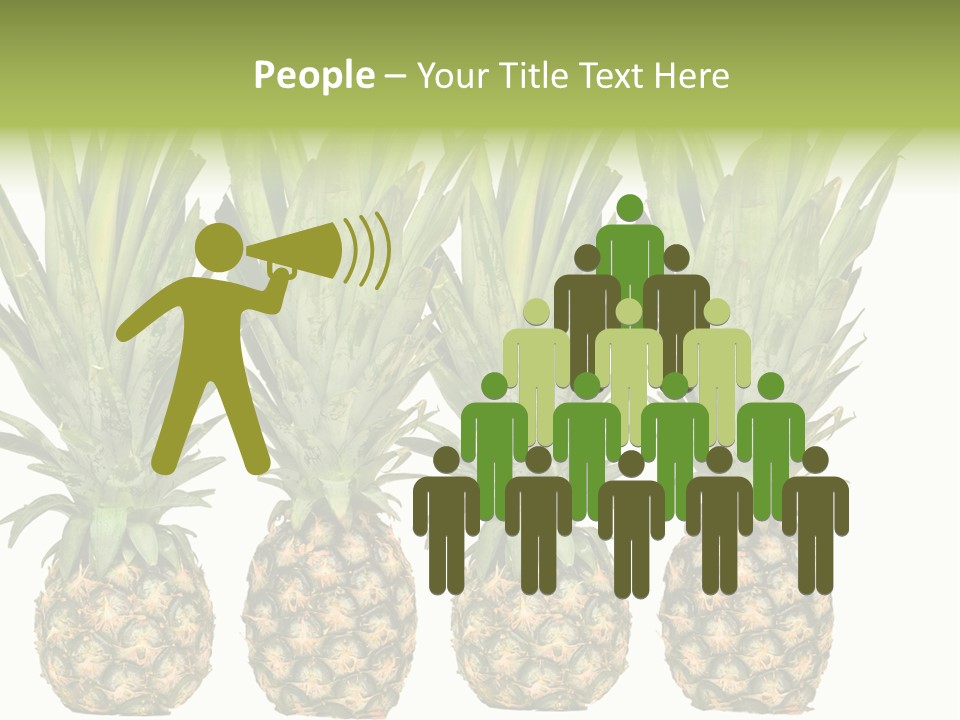 Green Wide Result PowerPoint Template