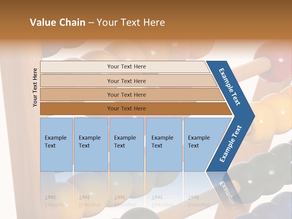 Student Wooden Balls Rod PowerPoint Template