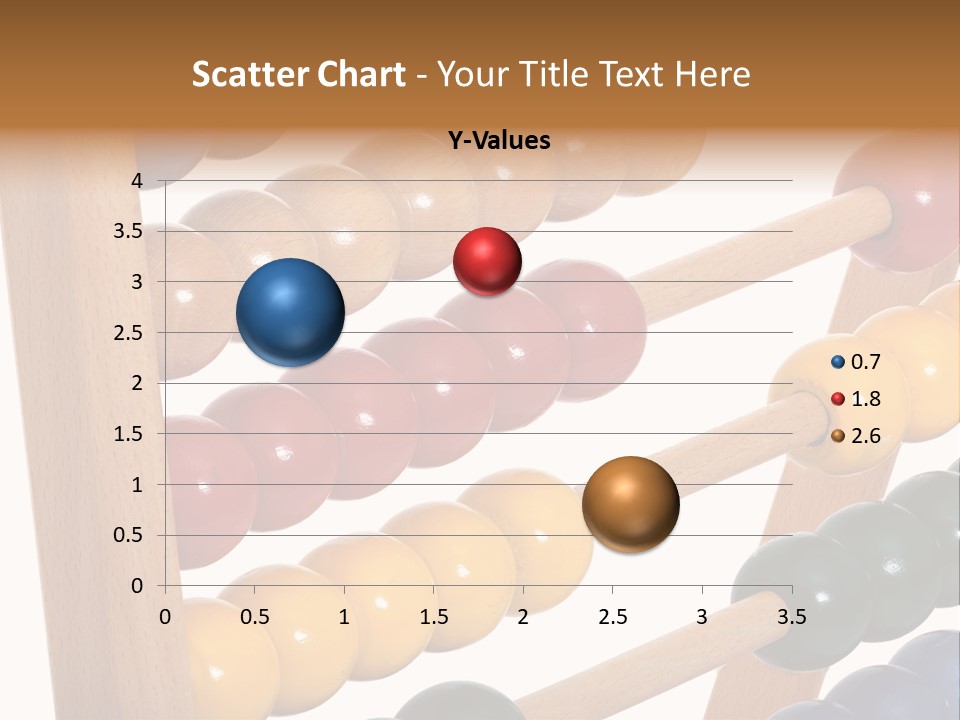 Student Wooden Balls Rod PowerPoint Template