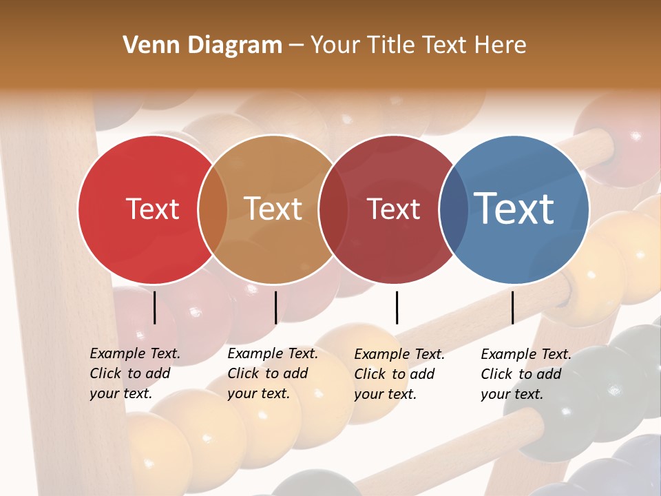 Student Wooden Balls Rod PowerPoint Template