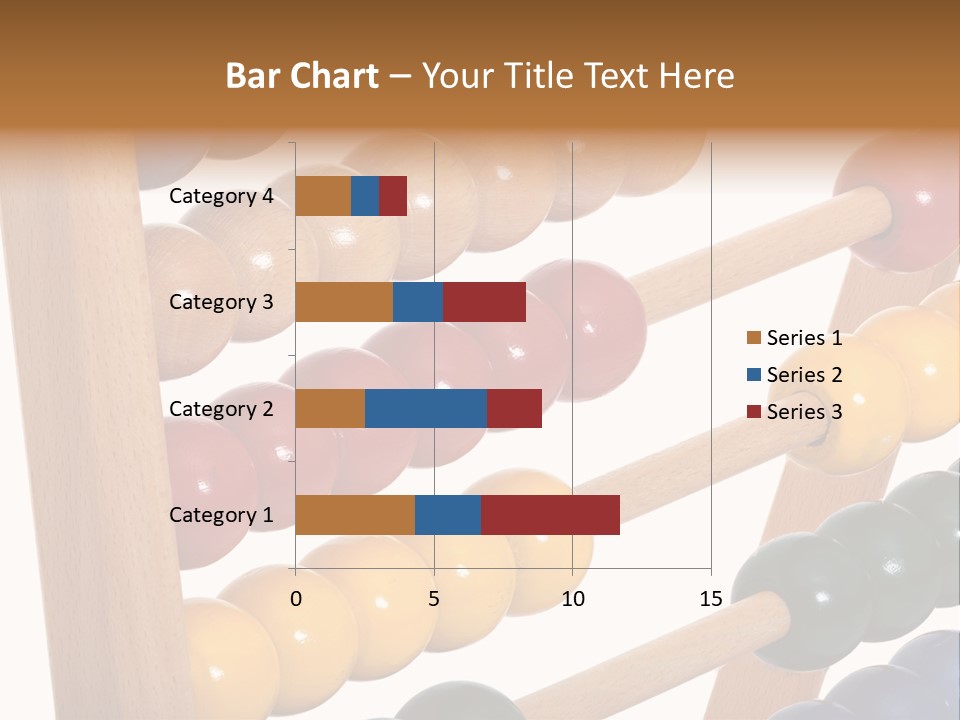 Student Wooden Balls Rod PowerPoint Template