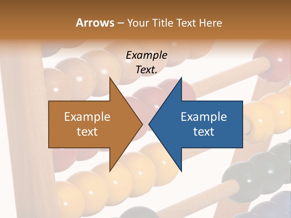 Student Wooden Balls Rod PowerPoint Template