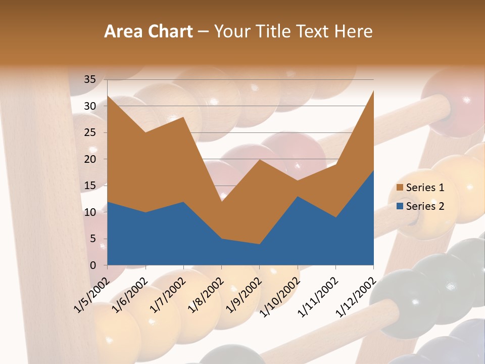 Student Wooden Balls Rod PowerPoint Template