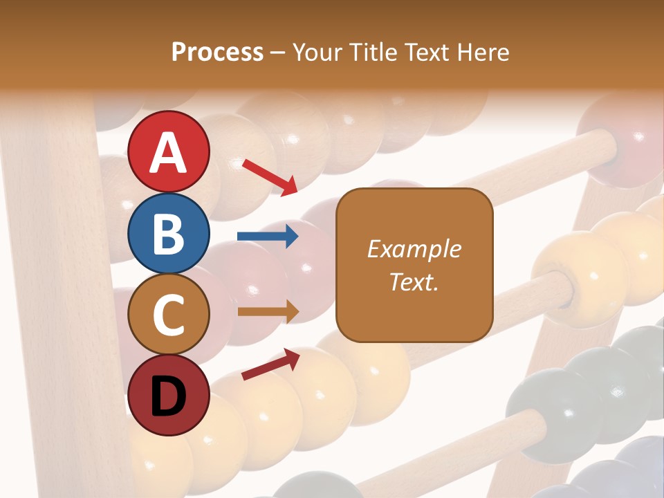 Student Wooden Balls Rod PowerPoint Template
