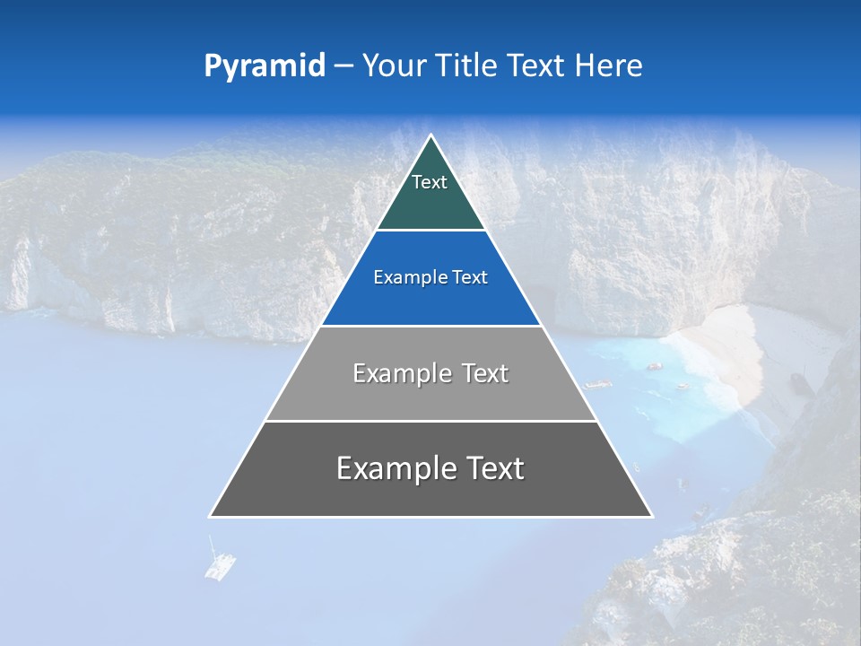 Swimming Beauty In Nature Cliff PowerPoint Template