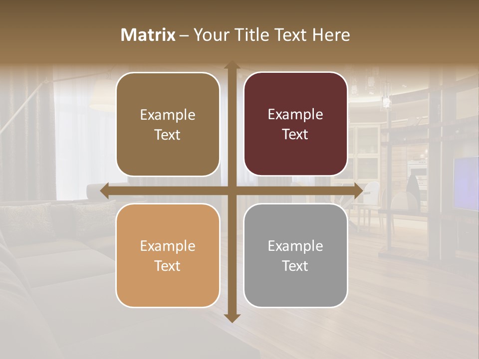 Room Chamber Drape PowerPoint Template