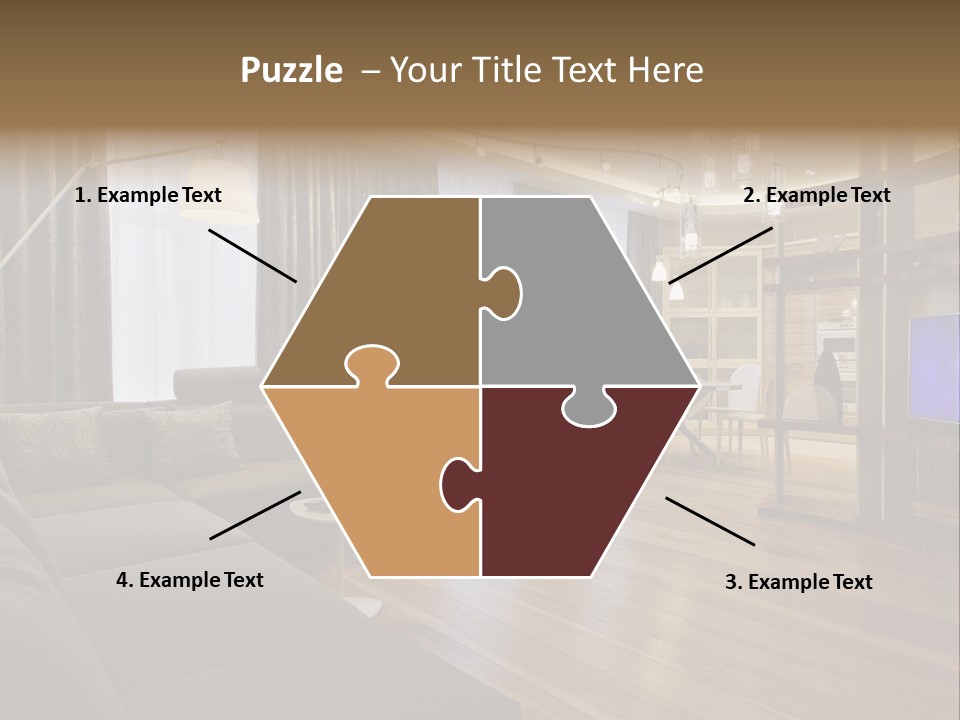 Room Chamber Drape PowerPoint Template