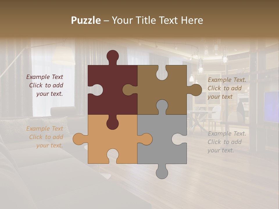 Room Chamber Drape PowerPoint Template