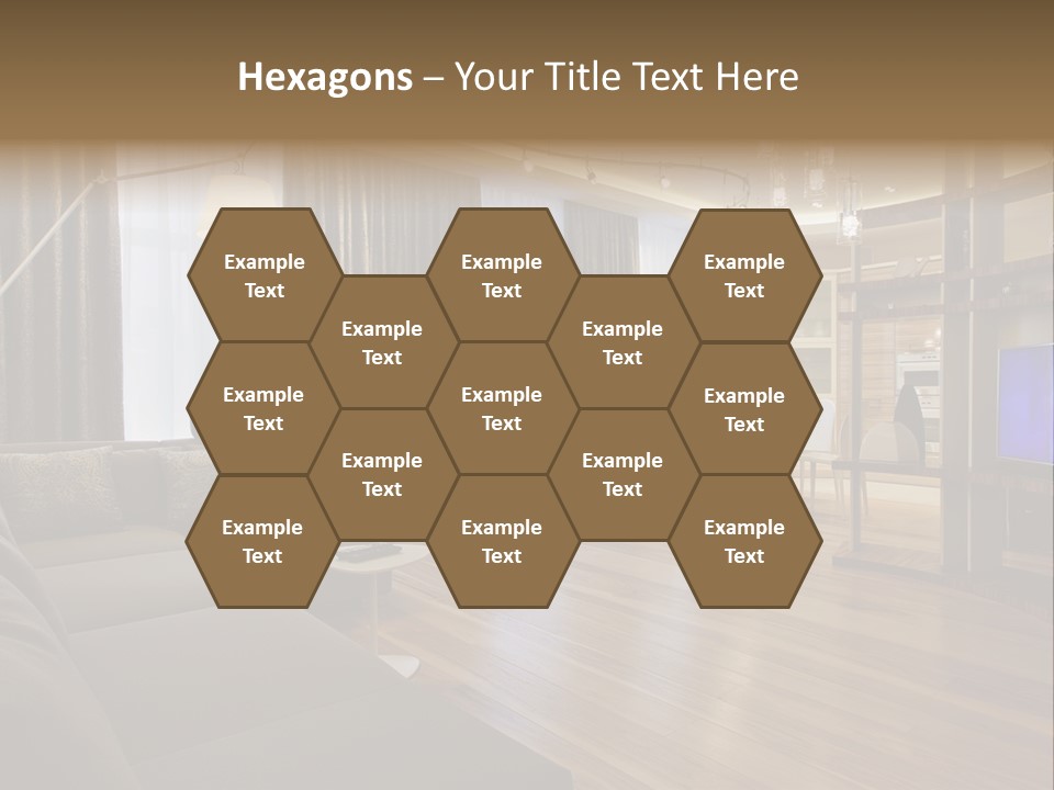 Room Chamber Drape PowerPoint Template