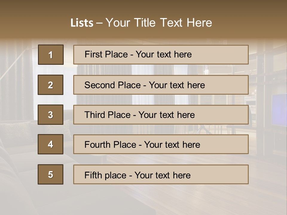 Room Chamber Drape PowerPoint Template