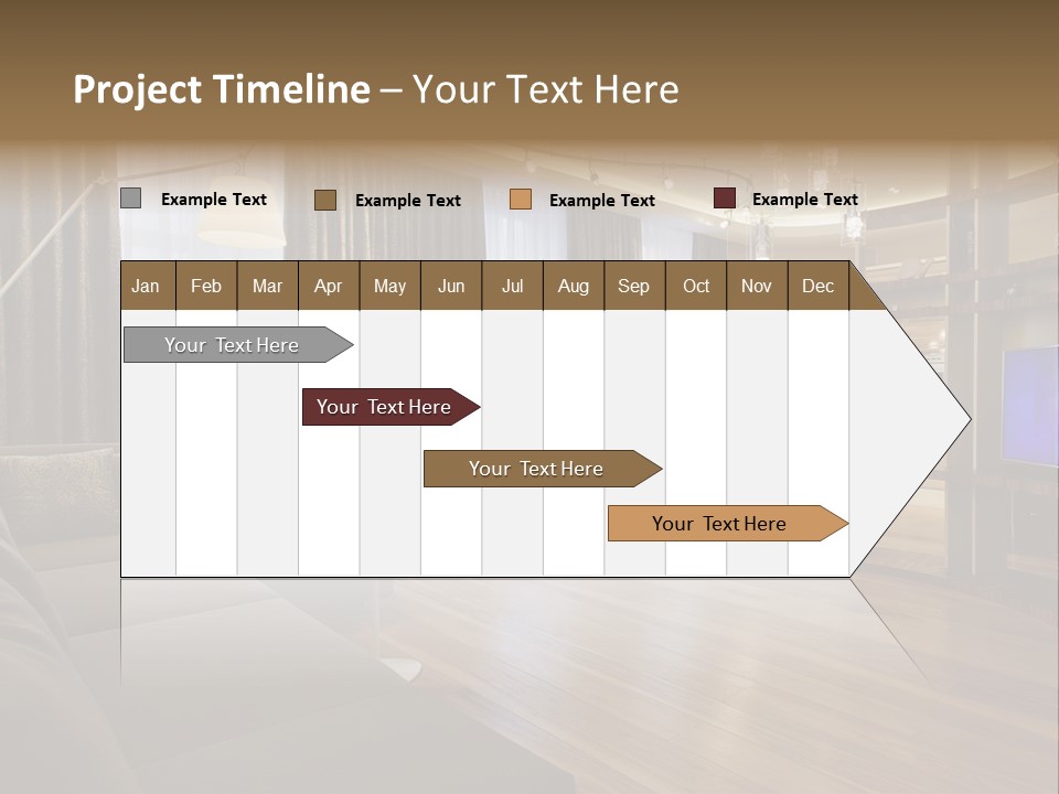 Room Chamber Drape PowerPoint Template