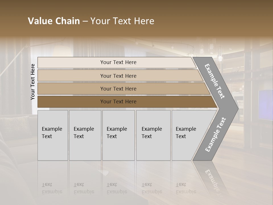 Room Chamber Drape PowerPoint Template