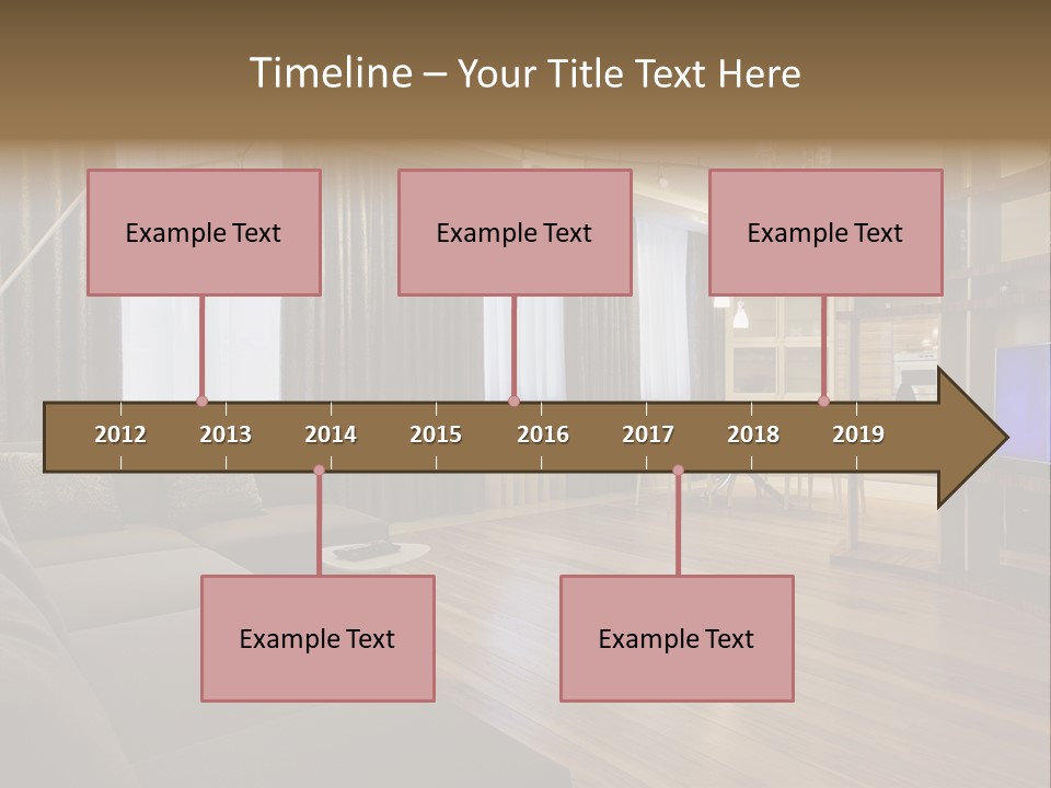 Room Chamber Drape PowerPoint Template