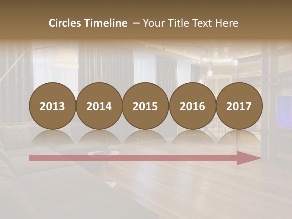 Room Chamber Drape PowerPoint Template