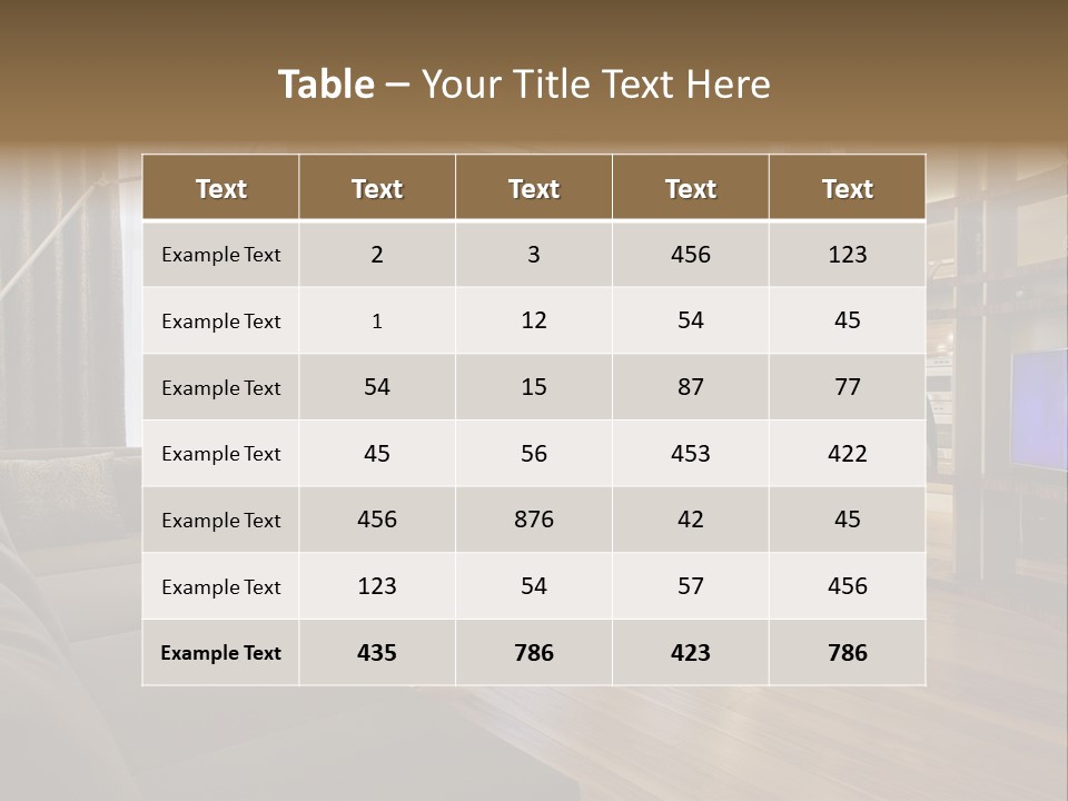 Room Chamber Drape PowerPoint Template