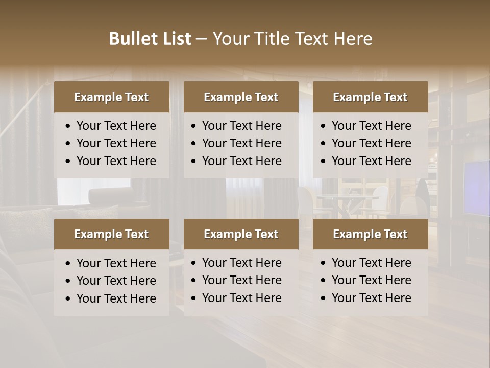 Room Chamber Drape PowerPoint Template