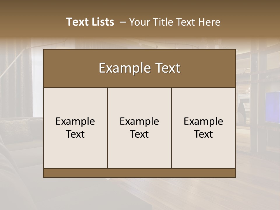 Room Chamber Drape PowerPoint Template
