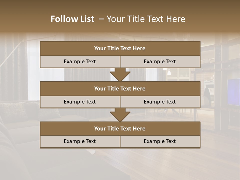 Room Chamber Drape PowerPoint Template