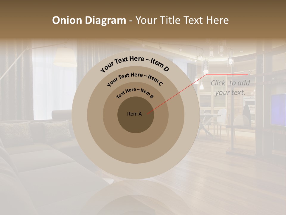 Room Chamber Drape PowerPoint Template