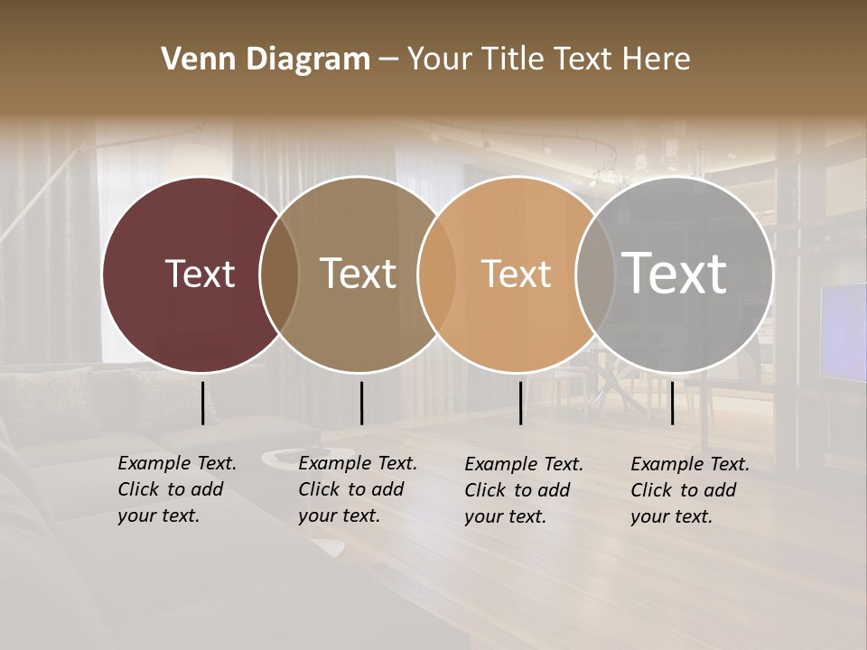 Room Chamber Drape PowerPoint Template