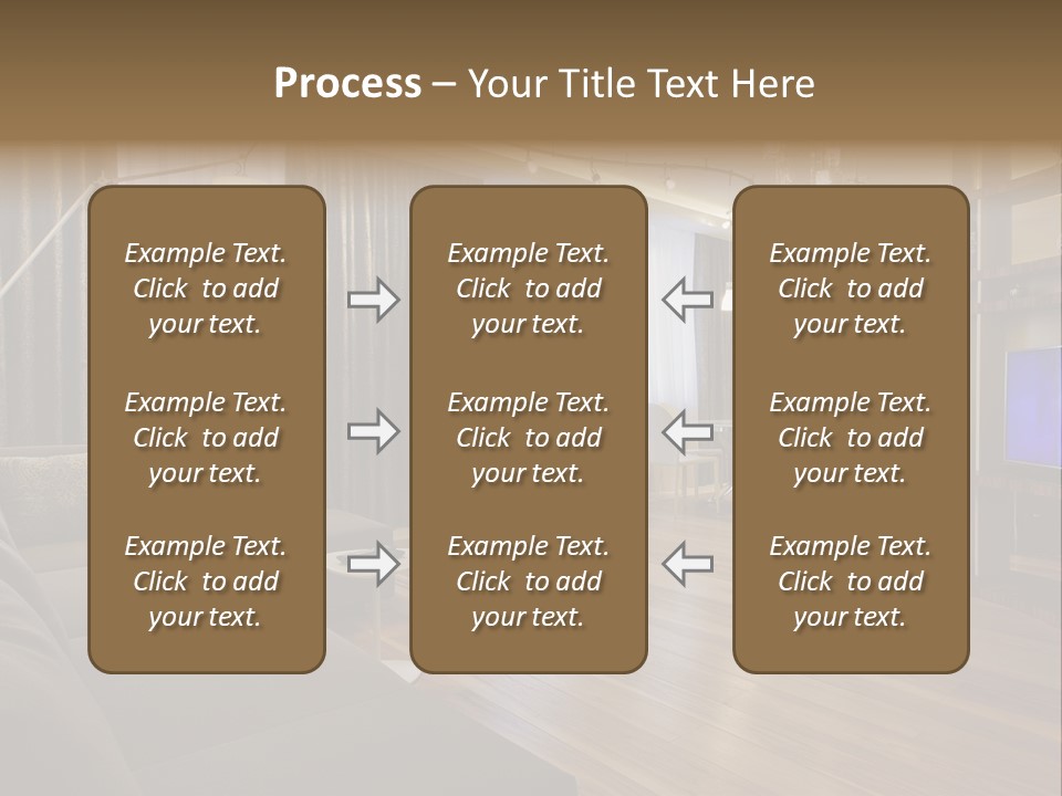 Room Chamber Drape PowerPoint Template