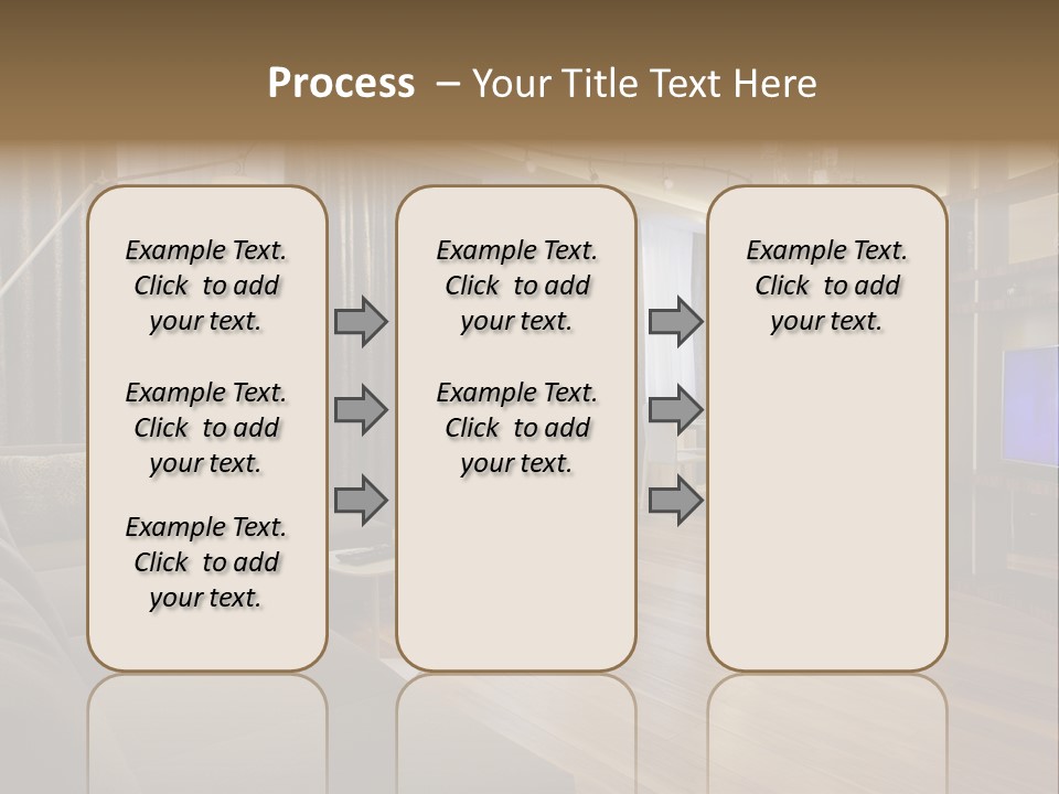Room Chamber Drape PowerPoint Template