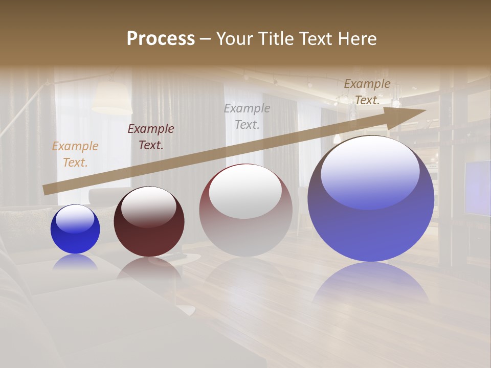 Room Chamber Drape PowerPoint Template