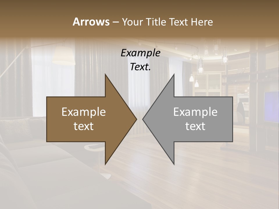 Room Chamber Drape PowerPoint Template