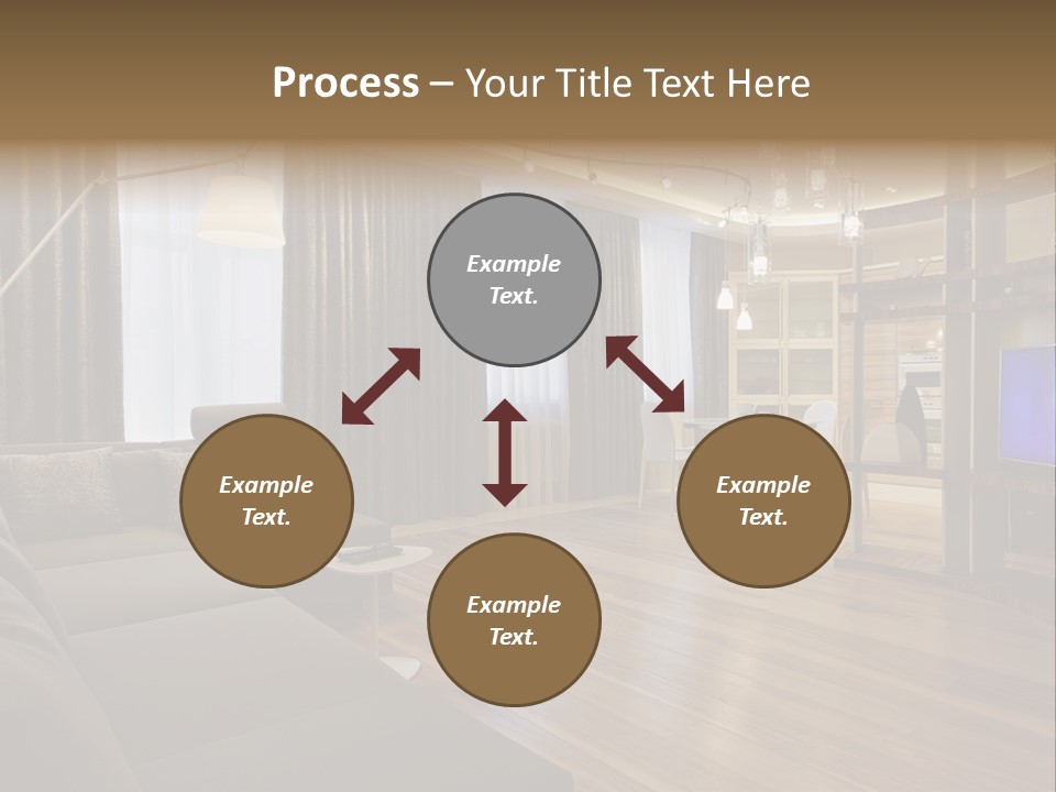 Room Chamber Drape PowerPoint Template