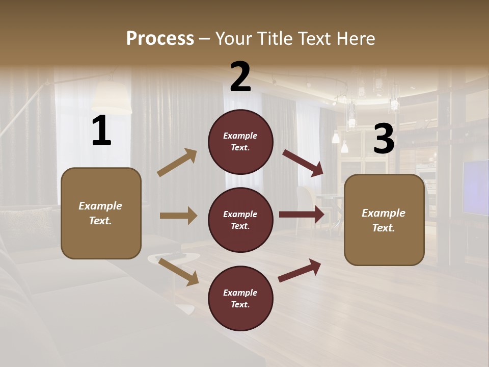 Room Chamber Drape PowerPoint Template