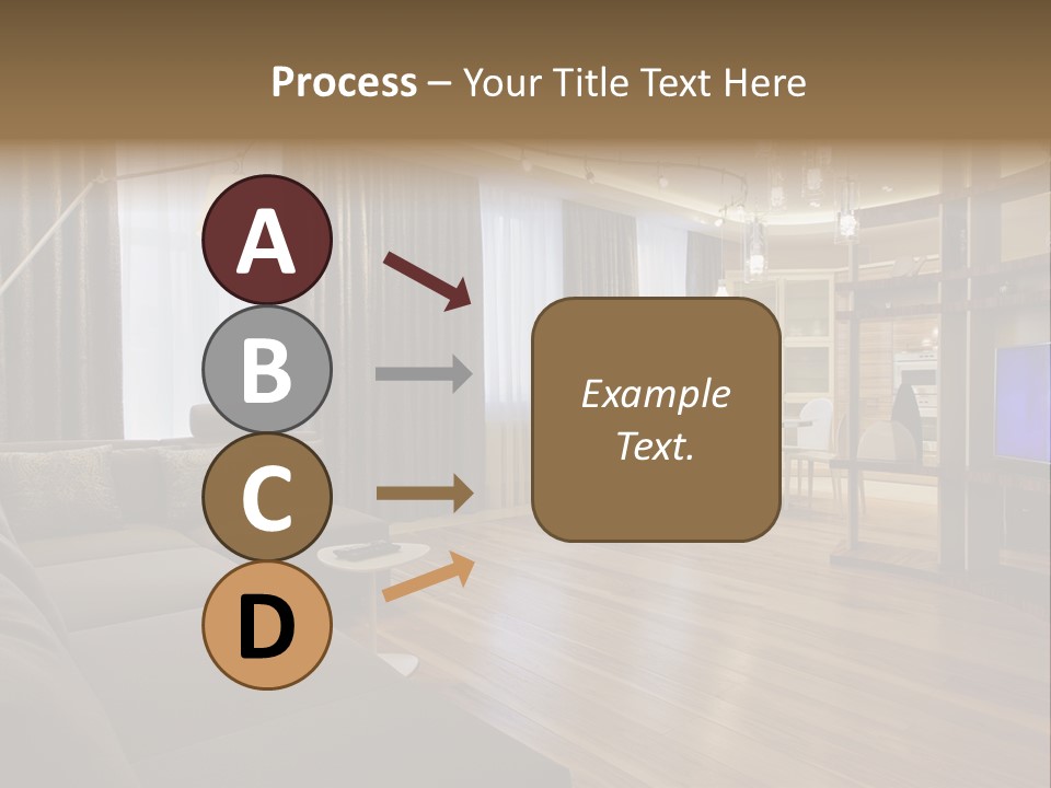 Room Chamber Drape PowerPoint Template