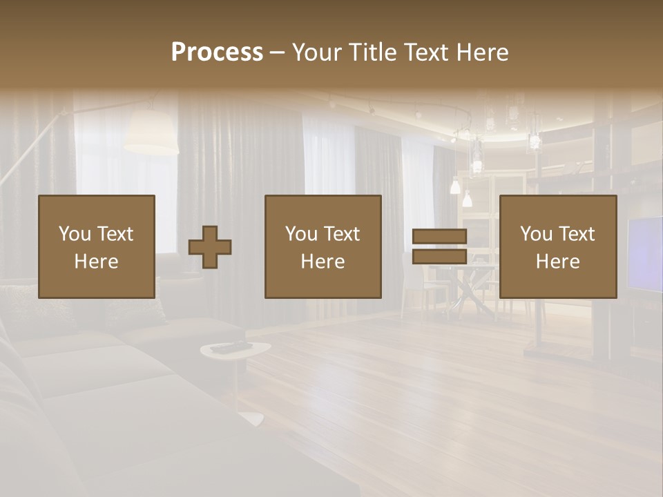 Room Chamber Drape PowerPoint Template