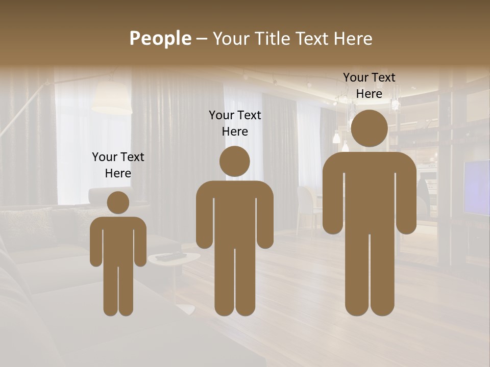 Room Chamber Drape PowerPoint Template