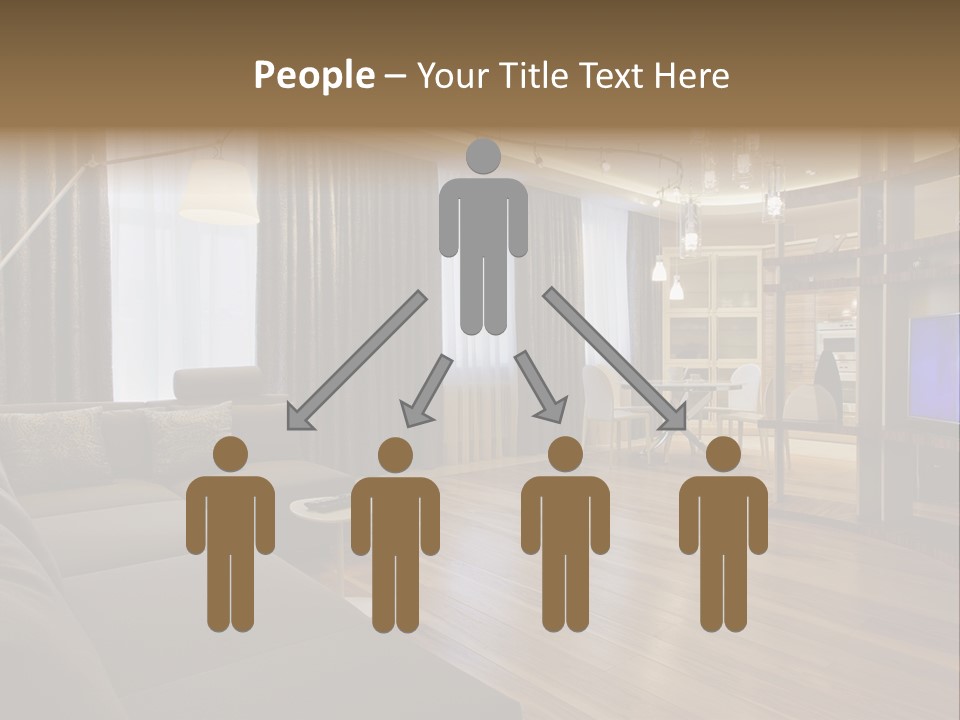 Room Chamber Drape PowerPoint Template