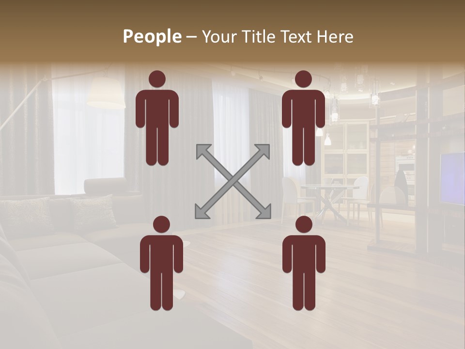 Room Chamber Drape PowerPoint Template