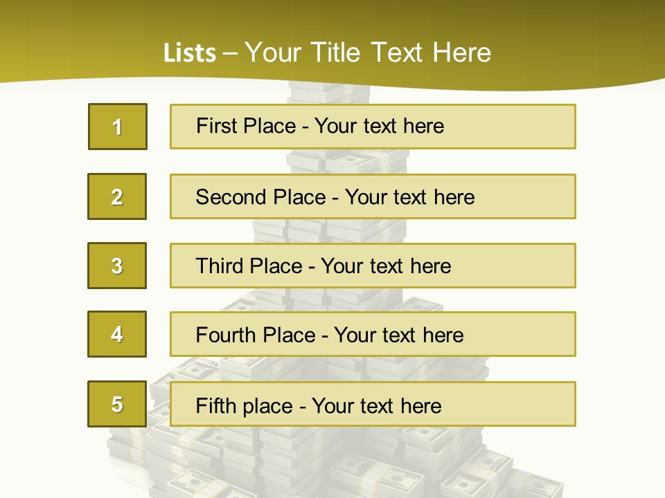 Save Invest Money PowerPoint Template
