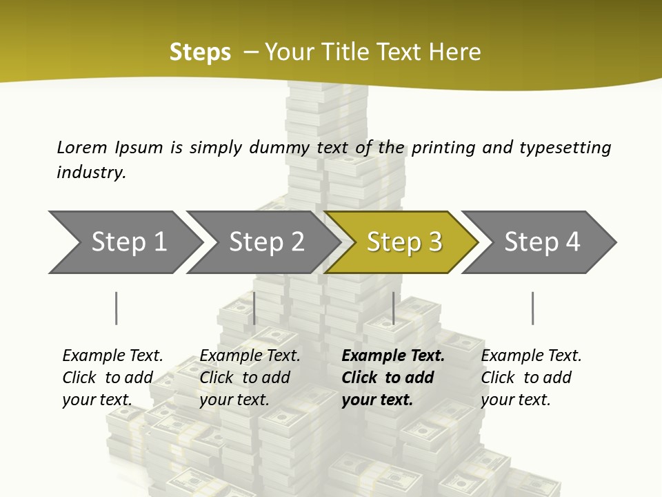Save Invest Money PowerPoint Template