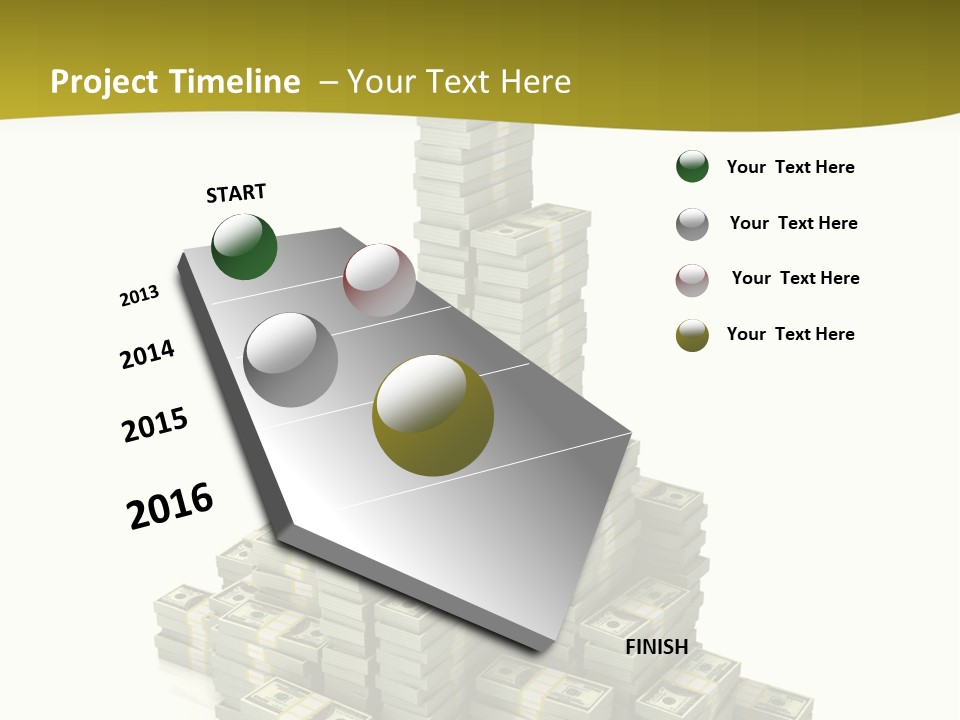 Save Invest Money PowerPoint Template
