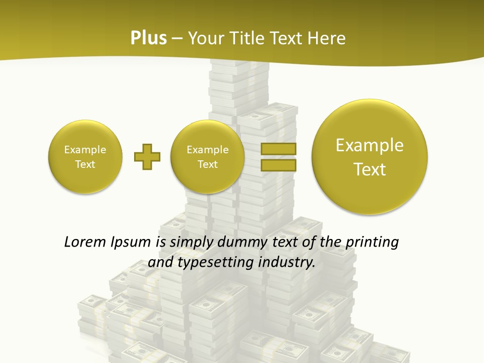 Save Invest Money PowerPoint Template