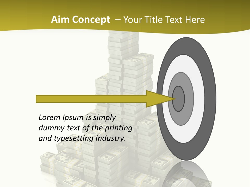 Save Invest Money PowerPoint Template