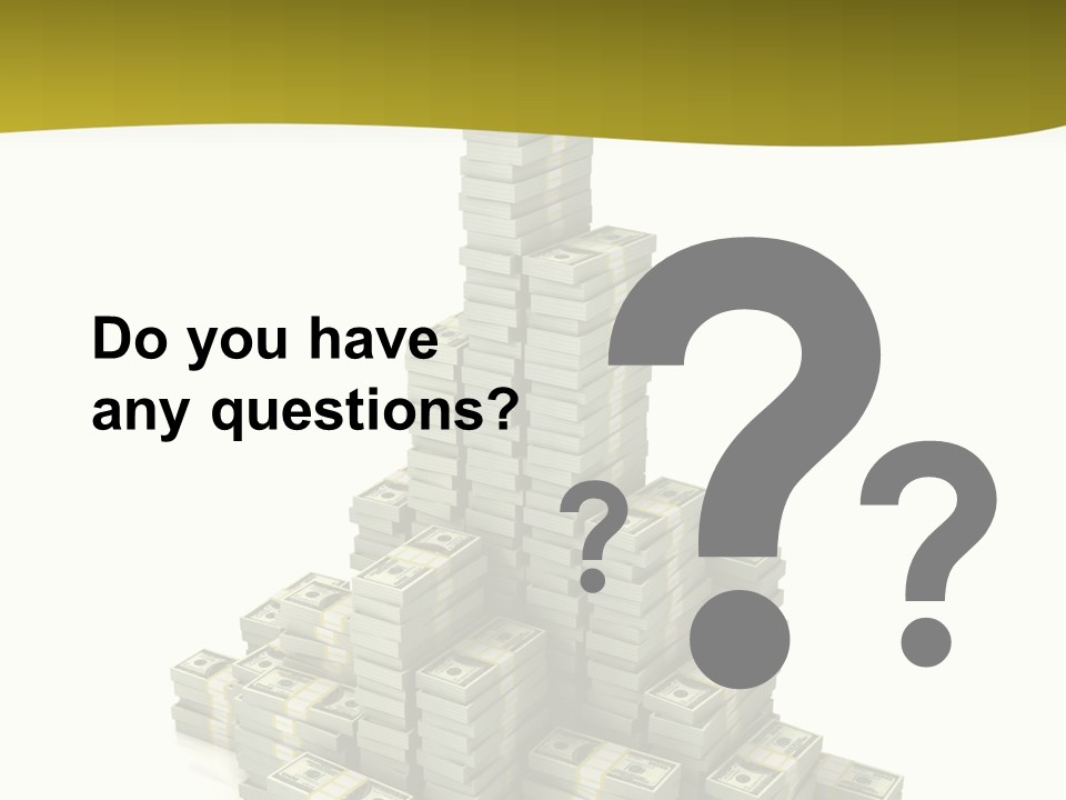 Save Invest Money PowerPoint Template