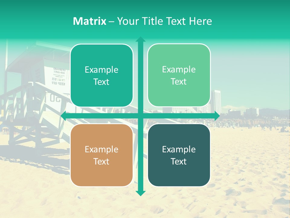 Golden Wallpaper Water PowerPoint Template