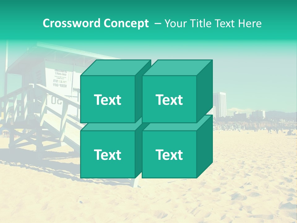 Golden Wallpaper Water PowerPoint Template