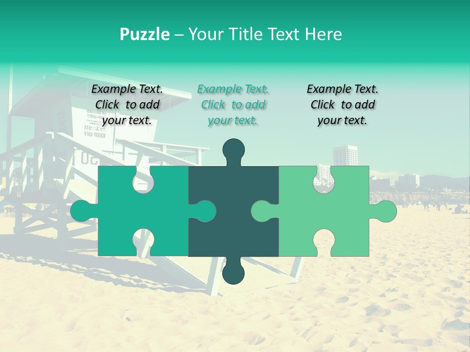 Golden Wallpaper Water PowerPoint Template