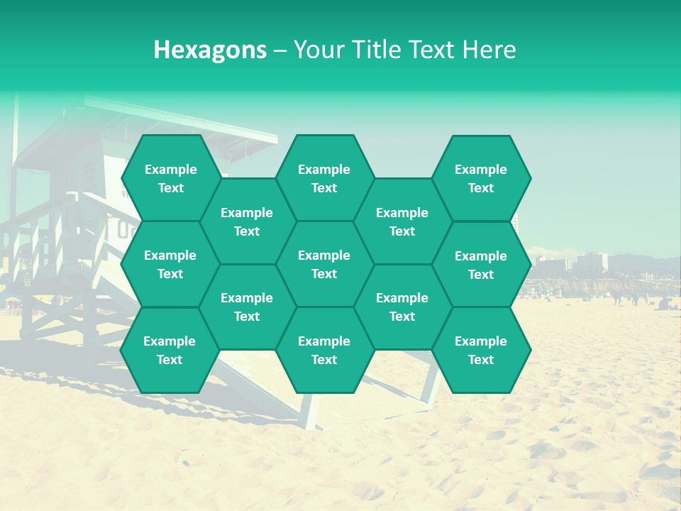 Golden Wallpaper Water PowerPoint Template