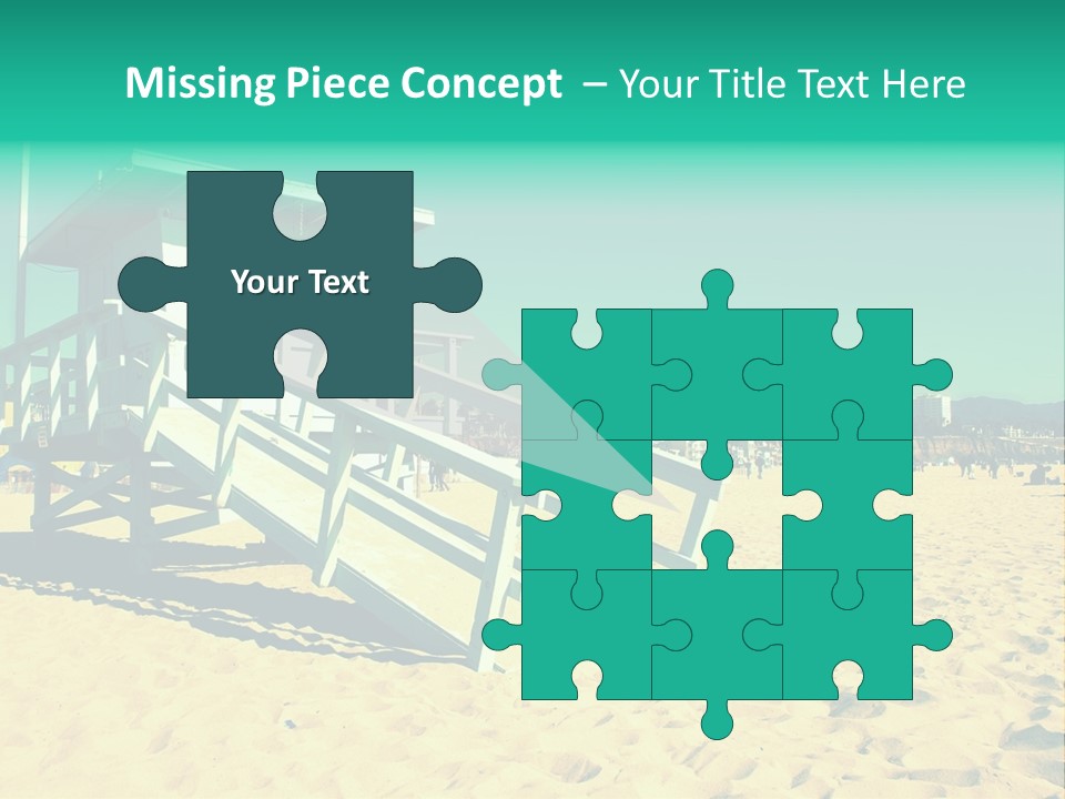 Golden Wallpaper Water PowerPoint Template