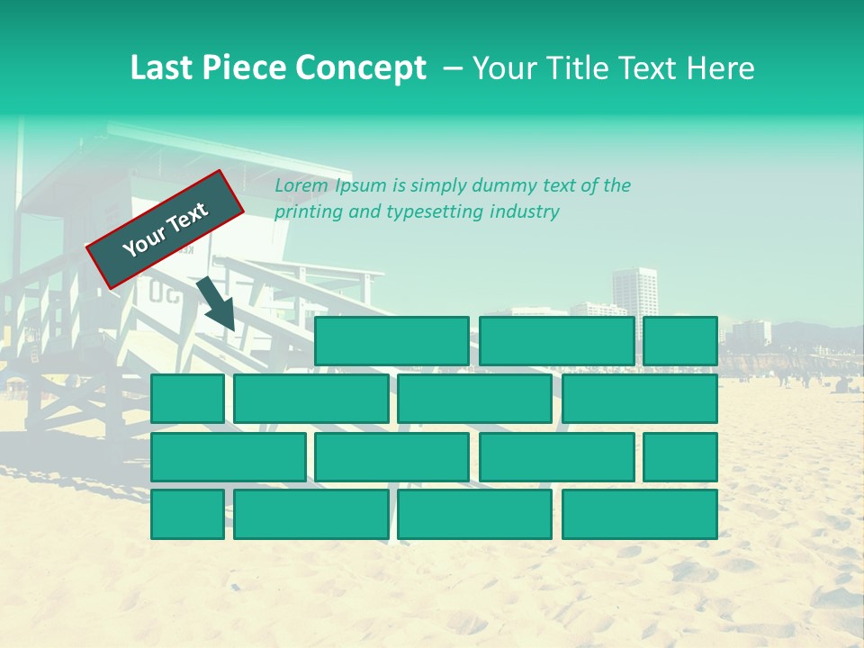 Golden Wallpaper Water PowerPoint Template