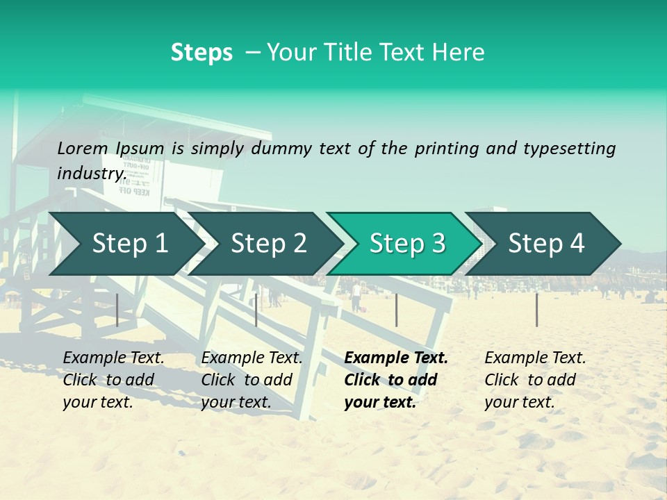 Golden Wallpaper Water PowerPoint Template