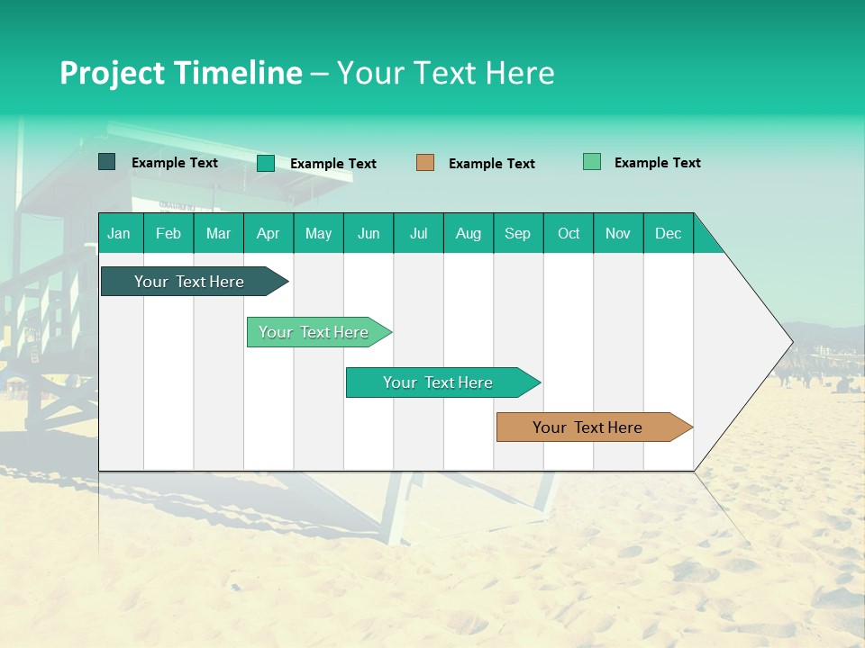 Golden Wallpaper Water PowerPoint Template